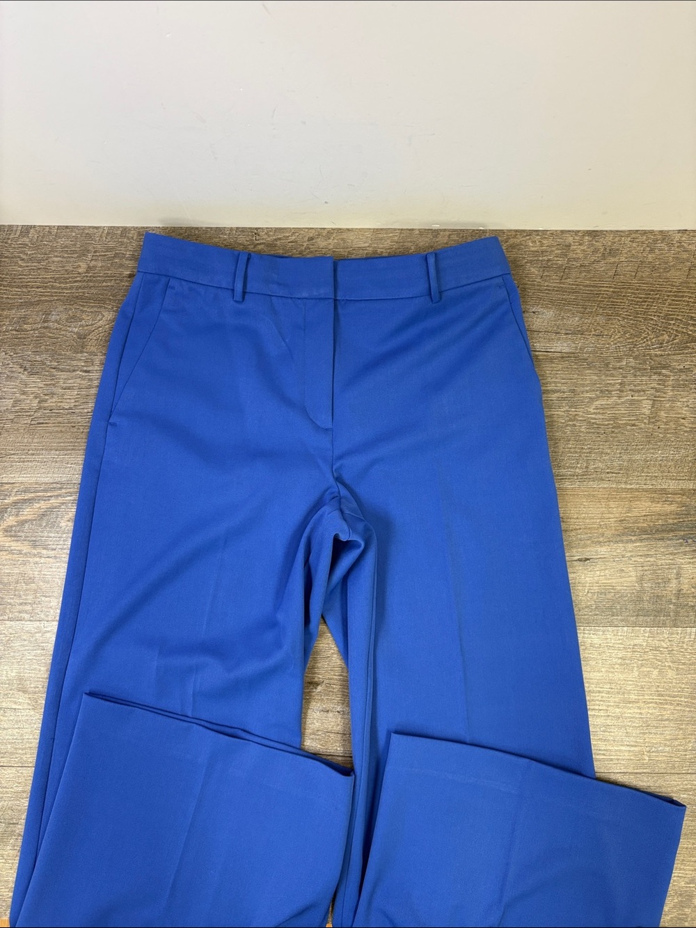 Ann Taylor Electric Periwinkle Wide Leg Trouser Pants Size 10